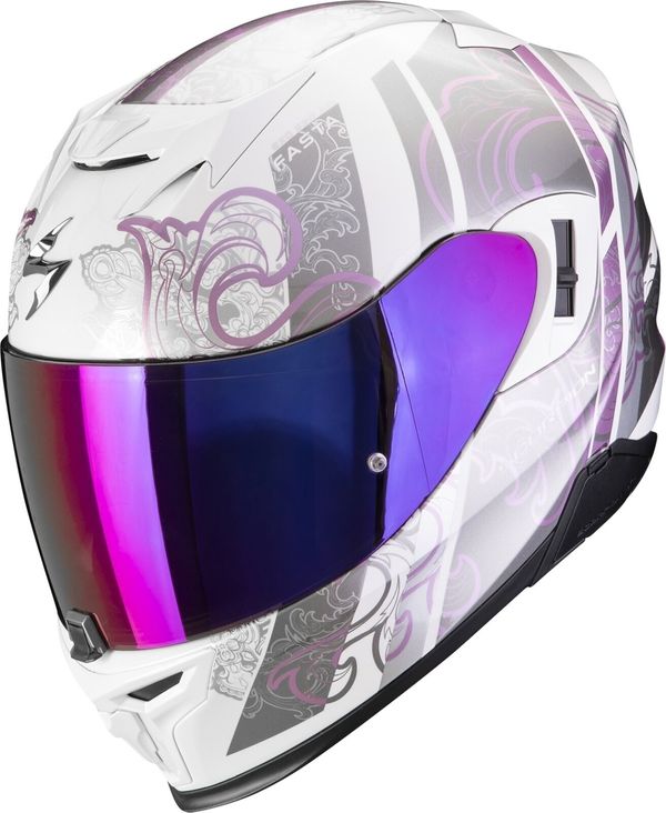 Scorpion Scorpion EXO 520 EVO AIR FASTA White/Purple XS Čelada