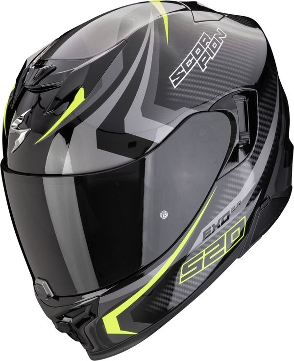 Scorpion Scorpion EXO 520 EVO AIR TERRA Black/Silver/Neon Yellow L Čelada