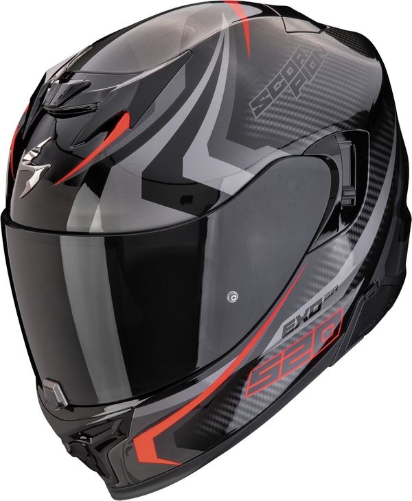 Scorpion Scorpion EXO 520 EVO AIR TERRA Black/Silver/Red L Čelada