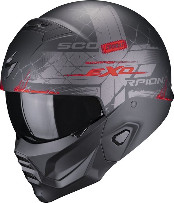 Scorpion Scorpion EXO-COMBAT II XENON Matt Black/Red S Čelada