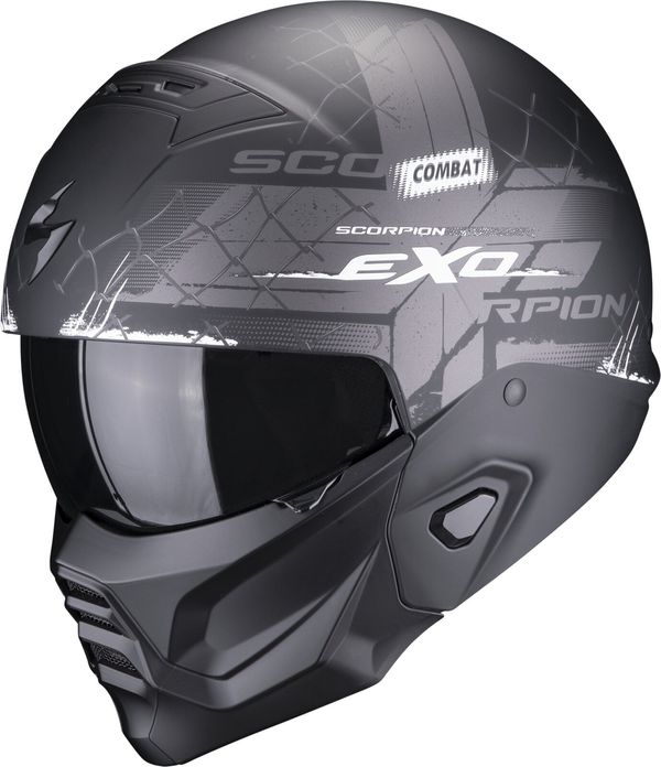 Scorpion Scorpion EXO-COMBAT II XENON Matt Black/White 2XL Čelada