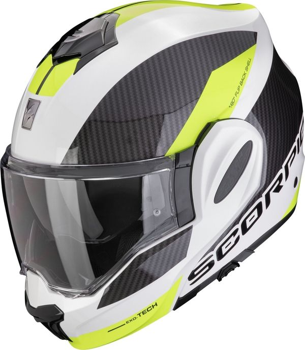 Scorpion Scorpion EXO-TECH EVO TEAM White/Neon Yellow L Čelada