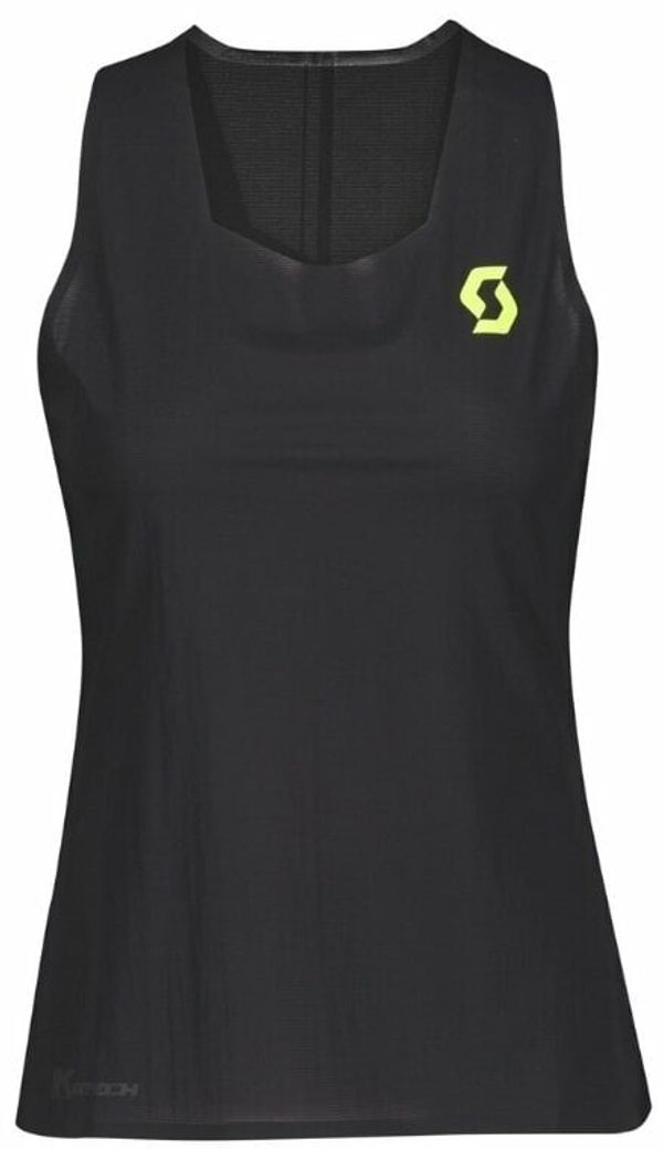 Scott Scott RC Run Kinetech Womens Tank Yellow/Black M Tekaška majica brez rokavov