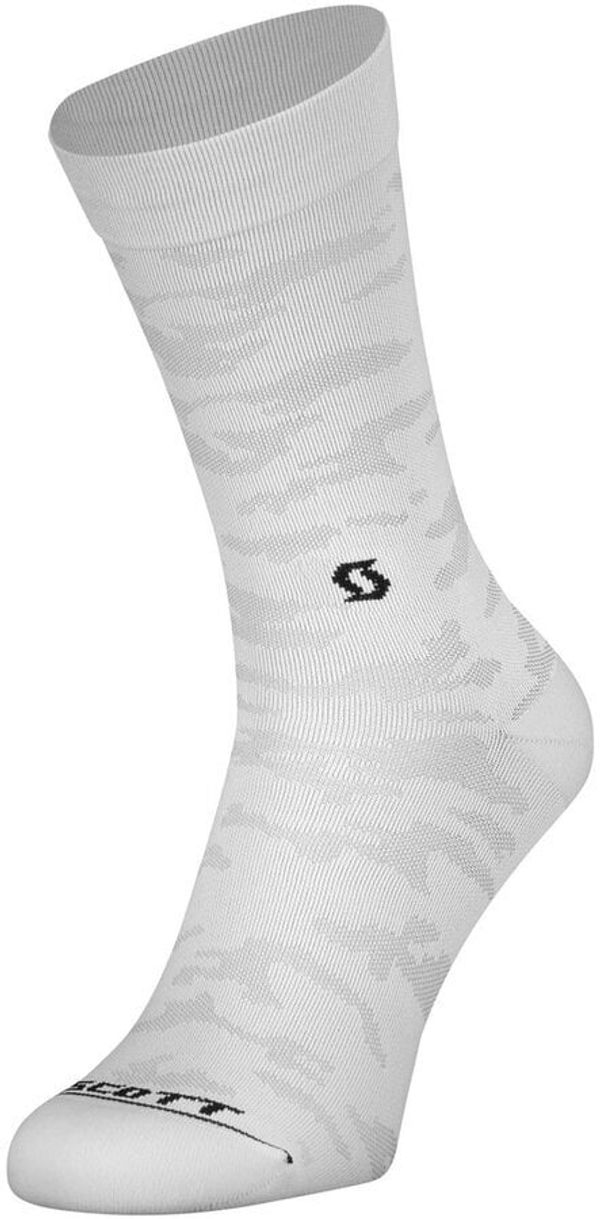 Scott Scott Sock Trail Camo Crew Black-White S Tekaške nogavice