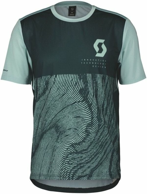Scott Scott Trail Vertic S/SL Men's Shirt Majica s kratkimi rokavi Aruba Green/Mineral Green S