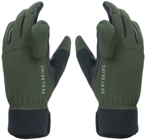 Sealskinz Sealskinz Waterproof All Weather Shooting Glove Olive Green/Black L Kolesarske rokavice
