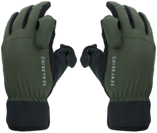 Sealskinz Sealskinz Waterproof All Weather Sporting Glove Olive Green/Black 2XL Kolesarske rokavice