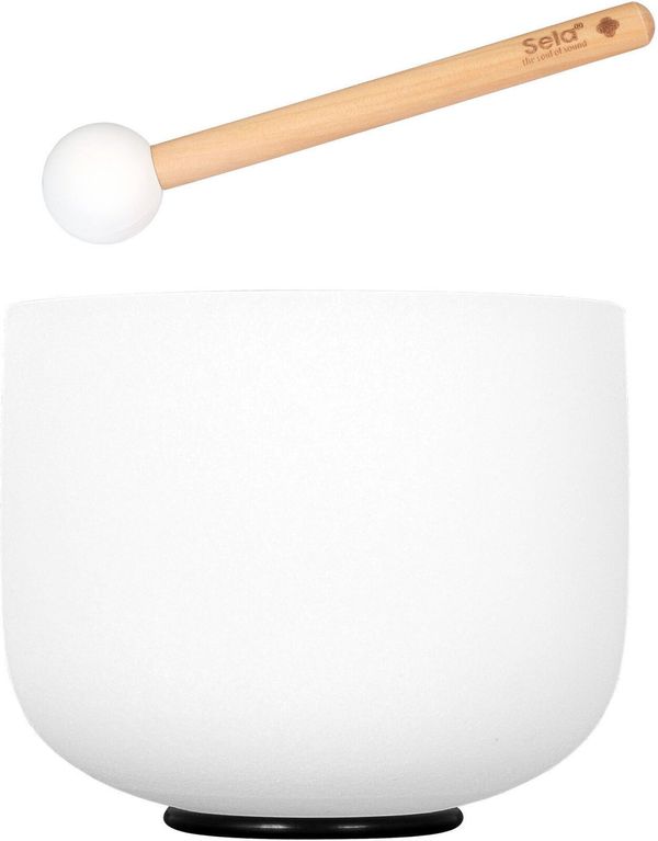 Sela Sela 13“ Crystal Singing Bowl Set Frosted 440Hz D