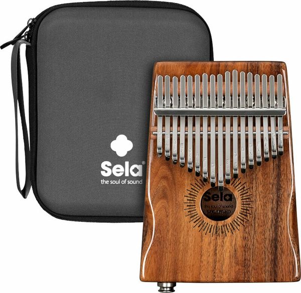 Sela Sela Kalimba 17 Koa Hollow with Pickup Kalimba