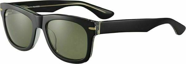 Serengeti Serengeti Foyt Shiny Black Transparent Layer/Mineral Polarized Lifestyle očala