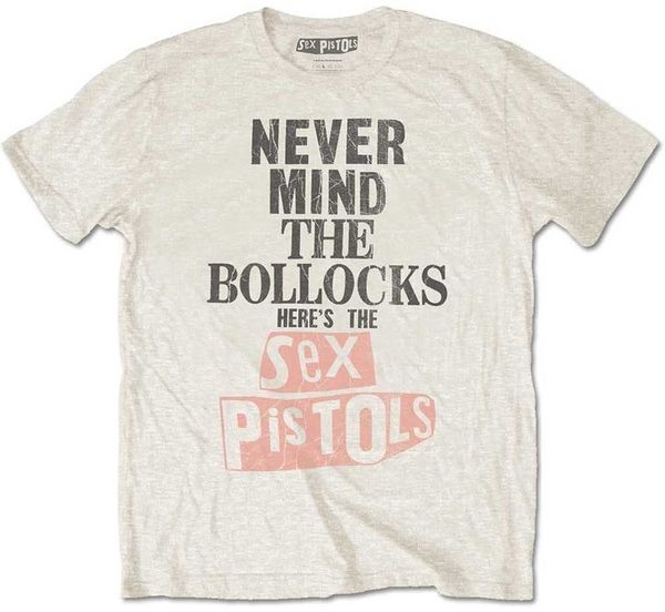 Sex Pistols Sex Pistols Majica Bollocks Distressed Unisex Natural M