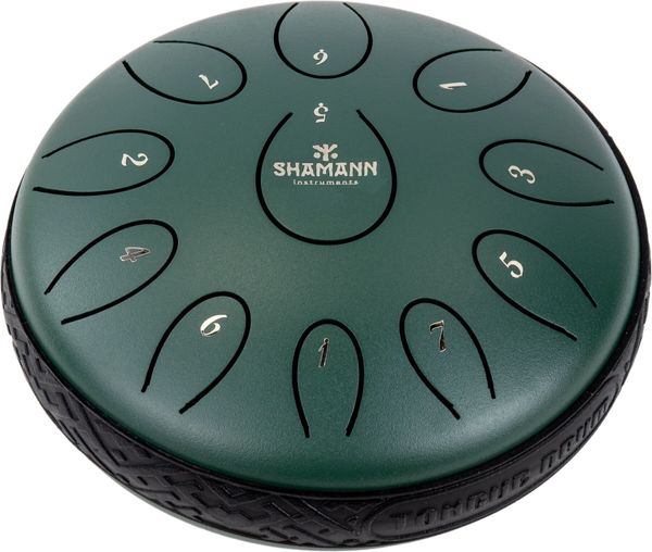 Shamann Shamann 6" 11 Notes D5-Major Green Tongue Drum