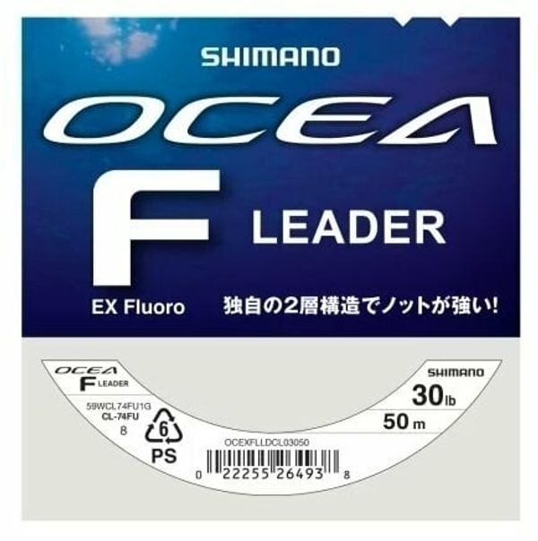 Shimano Fishing Shimano Fishing Ocea EX Fluoro Leader Clear 30 lb 5 cm