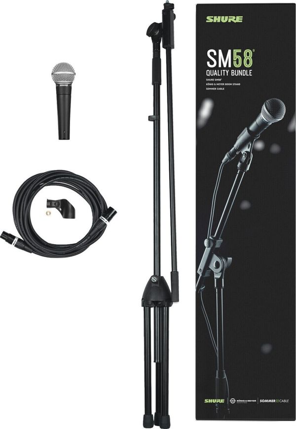 Shure Shure SM58 Quality Bundle Dinamični mikrofon za vokal