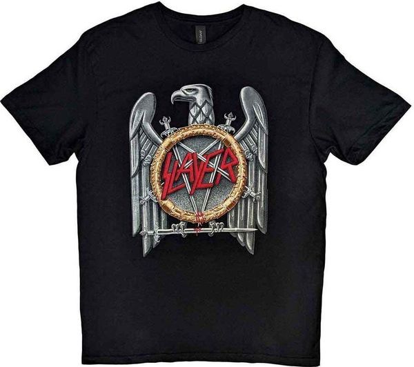 Slayer Slayer Majica Silver Eagle Unisex Black 2XL