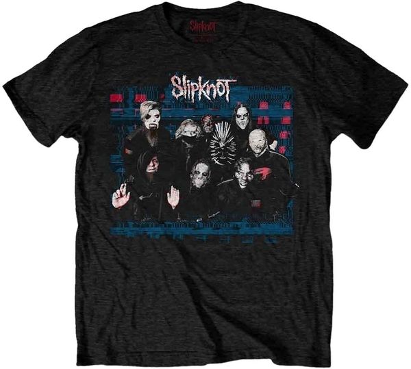 Slipknot Slipknot Majica WANYK Glitch Group Unisex Black 2XL