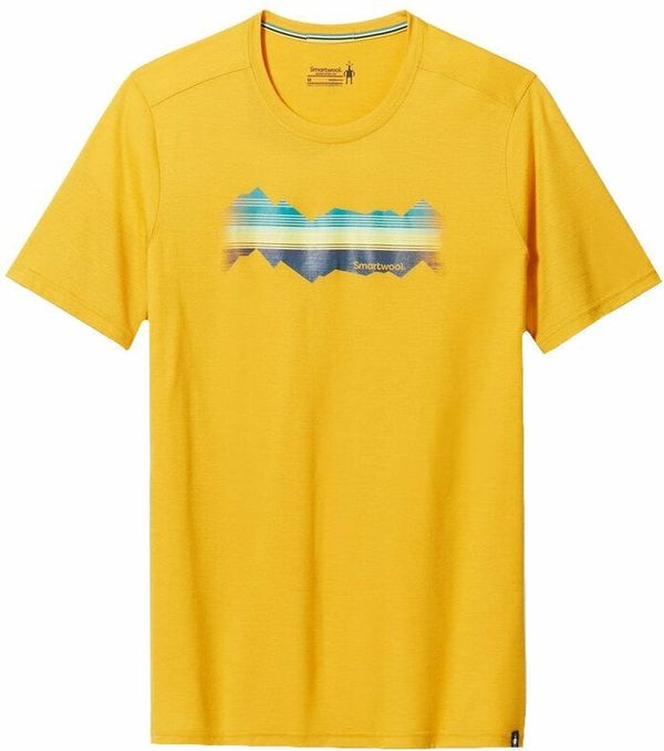 Smartwool Smartwool Mountain Horizon Graphic Short Sleeve Tee Honey Gold S Majica s kratkimi rokavi