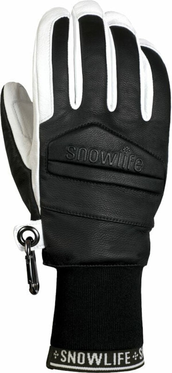 Snowlife Snowlife Classic Leather Glove Black/White 2XL Smučarske rokavice