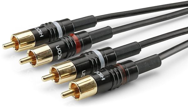 Sommer Cable Sommer Cable Basic HBP-C2-0090 0,9 m Črna Hi-Fi Audio kabel