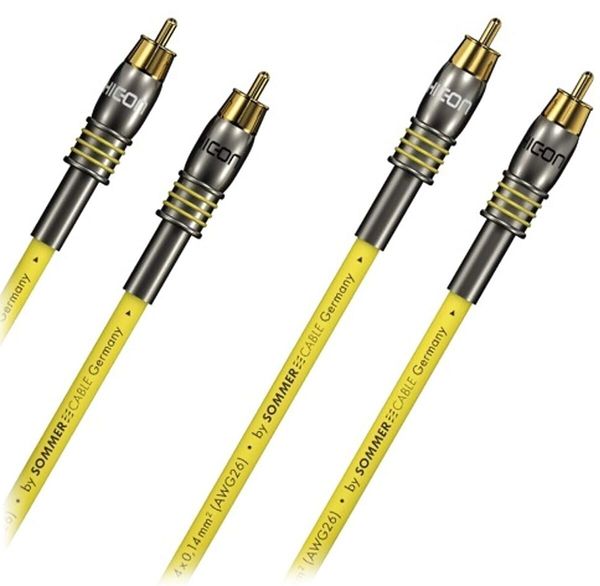 Sommer Cable Sommer Cable HC Epilogue, Yellow, 2,00m, Pair