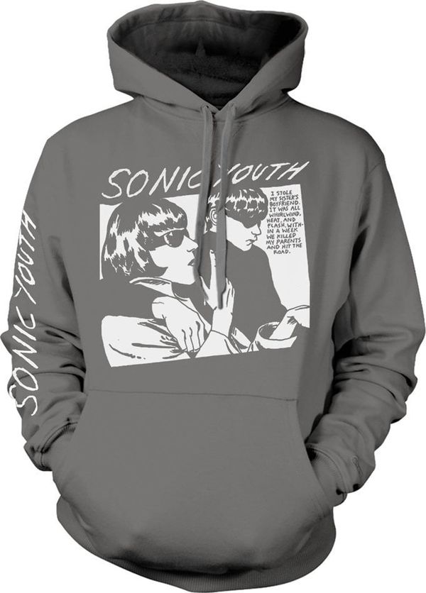 Sonic Youth Sonic Youth Kapuco Goo Album Cover Grey 2XL