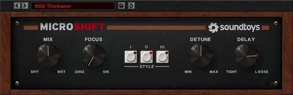 SoundToys SoundToys MicroShift 5 (Digitalni izdelek)