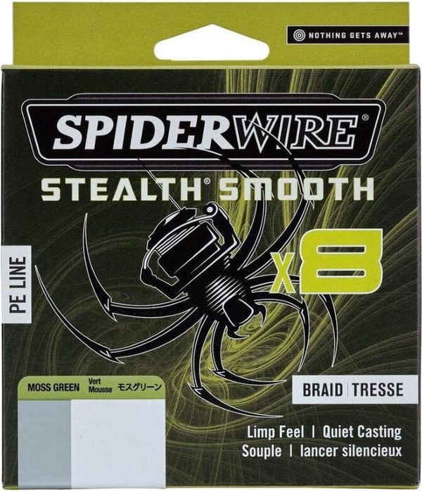 SpiderWire SpiderWire Stealth® Smooth8 x8 PE Braid Moss Green 0,07 mm 6 kg-13 lbs 150 m