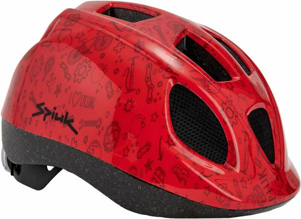 Spiuk Spiuk Kids Led Helmet Red XS/S (46-53 cm) Otroška kolesarska čelada