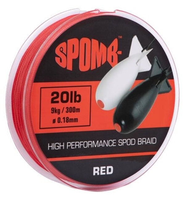 Spomb Spomb Braid Red 0,18 mm 9 kg-20 lbs 300 m