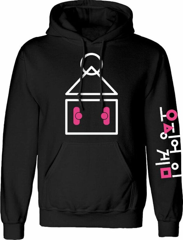 Squid Game Squid Game Kapuco Symbol and Logo Black 2XL