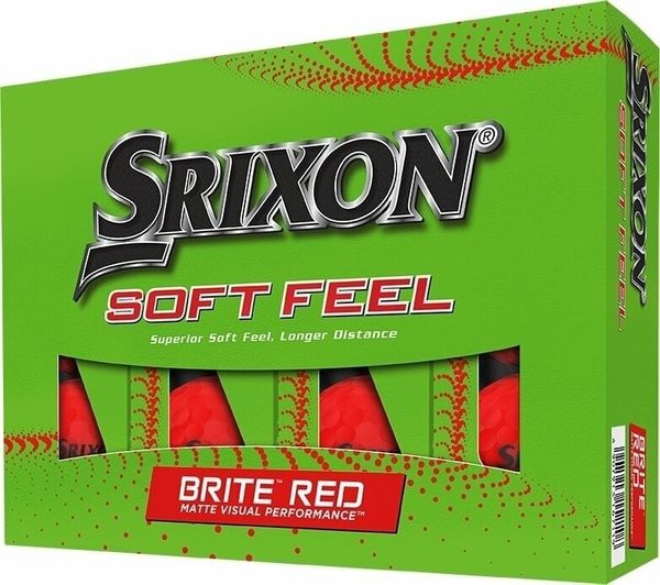 Srixon Srixon Soft Feel Brite 13 Golf Balls Brite Red