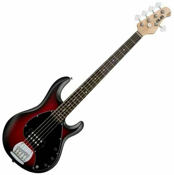 Sterling by MusicMan Sterling by MusicMan S.U.B. RAY5 Red Ruby Burst Satin 5 strunska bas kitara