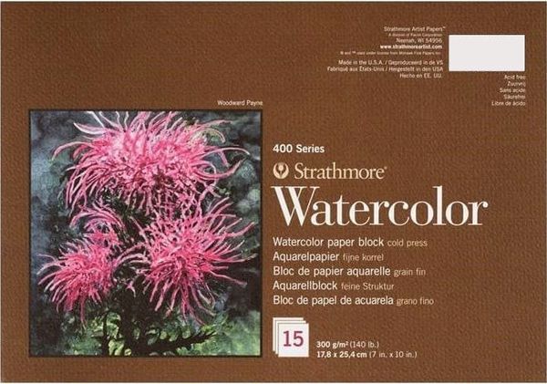 Strathmore Strathmore 400 Series Watercolour Skicirka 31 x 41 cm 300 g