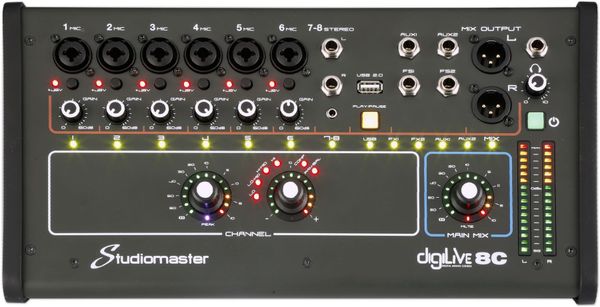 Studiomaster Studiomaster DigiLive 8C Digitalna mešalna miza