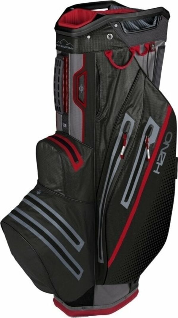 Sun Mountain Sun Mountain H2NO Cart Bag 2023 Nickel/Black/Red Golf torba Cart Bag