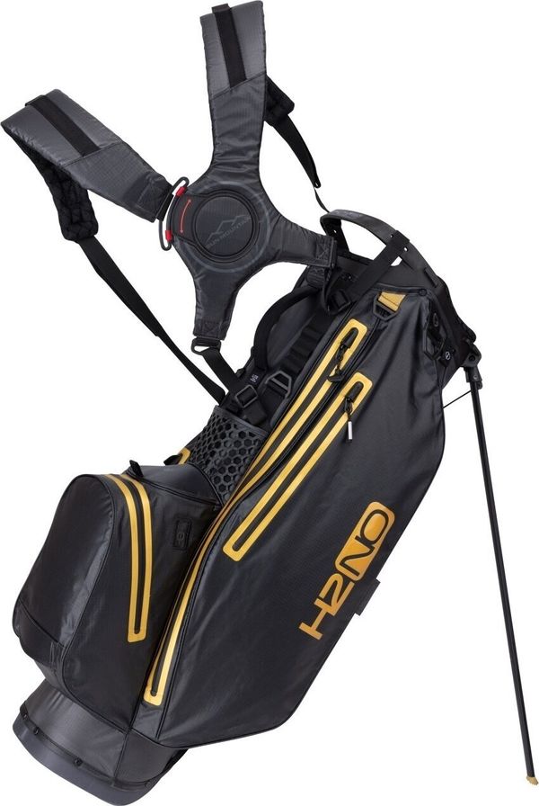 Sun Mountain Sun Mountain H2NO Lite 14-Way Waterproof Steel/Black/Gold Golf torba Stand Bag