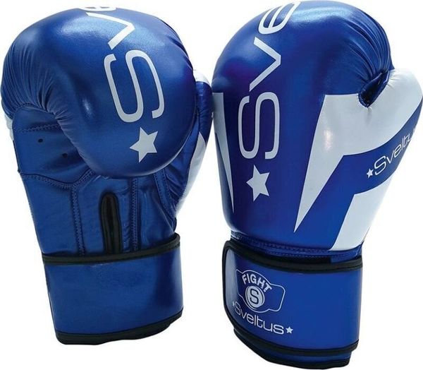 Sveltus Sveltus Contender Boxing Gloves Metal Blue/White 10 oz Rokavice za boks in MMA