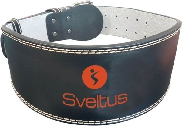 Sveltus Sveltus Leather Weightlifting Črna 115 cm Fitnes pas