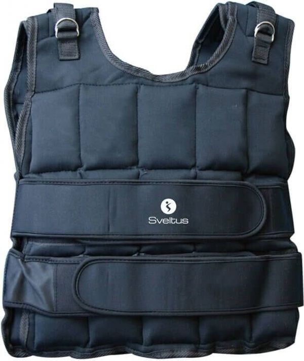 Sveltus Sveltus Weighted Vest Črna 10 kg Obtežilni jopič