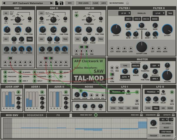 TAL SOFTWARE TAL SOFTWARE Mod Synthesizer (Digitalni izdelek)