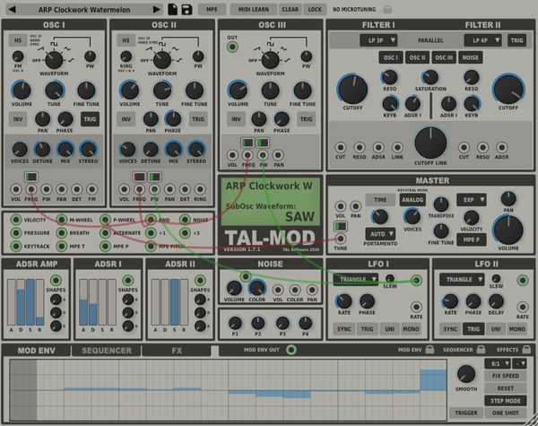 TAL SOFTWARE TAL SOFTWARE Mod Synthesizer (Digitalni izdelek)