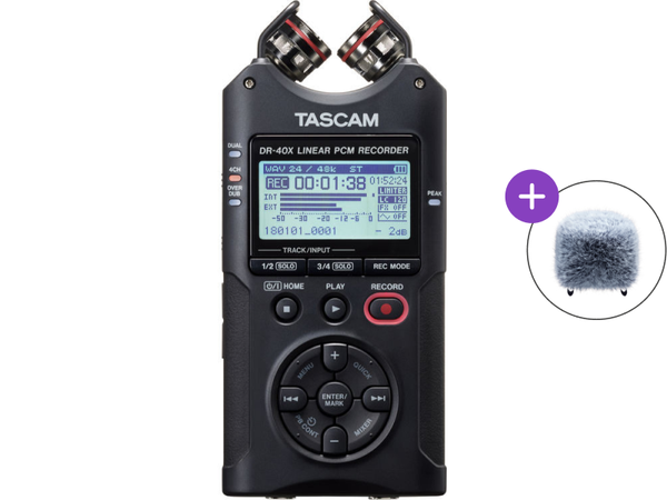 Tascam Tascam DR-40X SET Črna