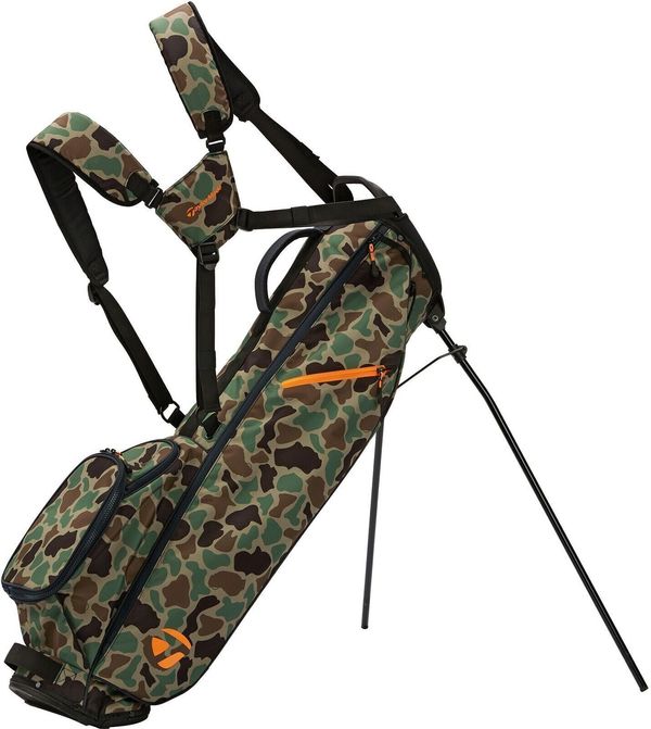 TaylorMade TaylorMade Flextech Carry Camo Orange Golf torba Stand Bag