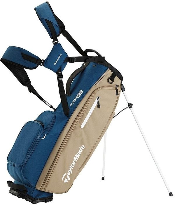 TaylorMade TaylorMade Flextech Navy/Tan Golf torba Stand Bag