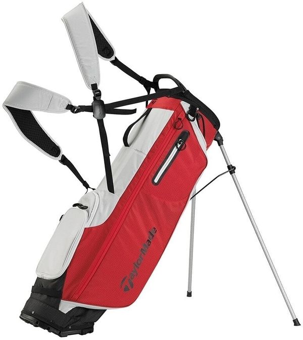 TaylorMade TaylorMade Flextech Superlite Silver/Red Golf torba Stand Bag