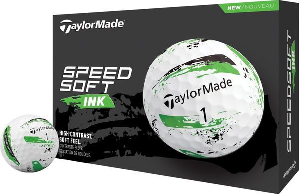 TaylorMade TaylorMade Speed Soft Golf Balls Ink Green