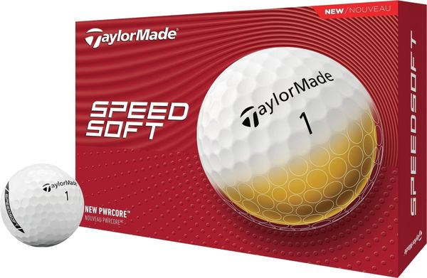 TaylorMade TaylorMade Speed Soft Golf Balls White