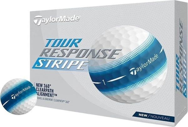 TaylorMade TaylorMade Tour Response Stripe Golf Balls Blue