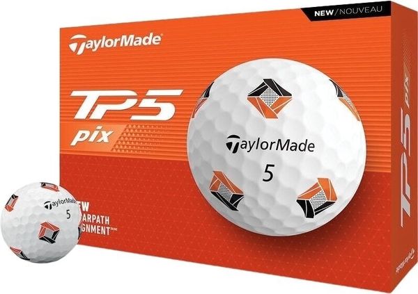 TaylorMade TaylorMade TP5 Pix 3.0 Golf Balls White