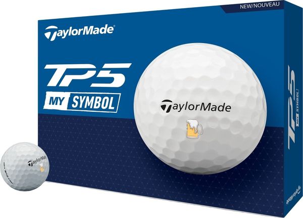 TaylorMade TaylorMade TP5 White w/ Beer Golf žogice